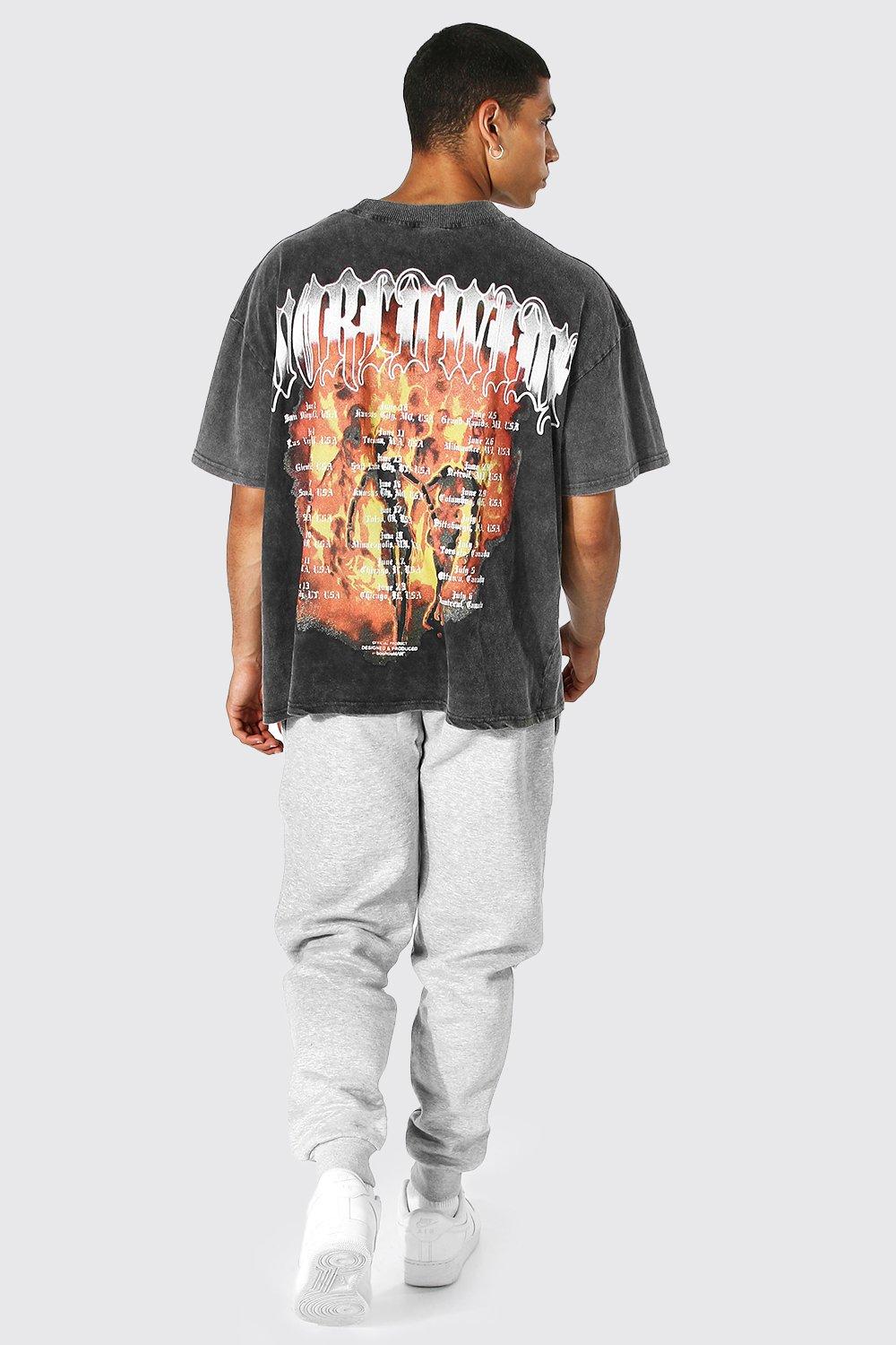 Original Man Rip Knee Jogger boohoo IE